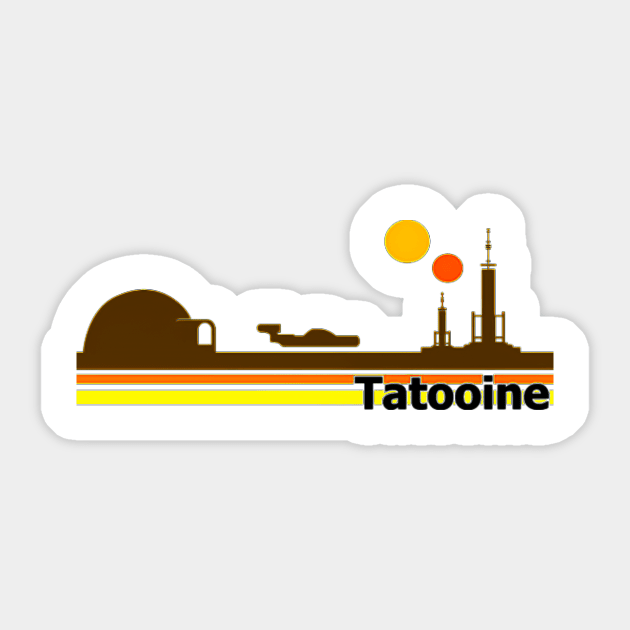Tatooine Sticker by mosquediscrete